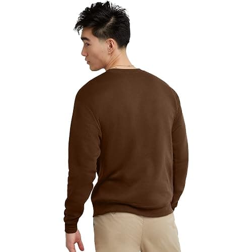 Hanes Men's Ecosmart Fleece Sweatshirt, Pullover Crewneck Sweatshirt, Big & Tall, 1 or 2 Pack thumbnail 2