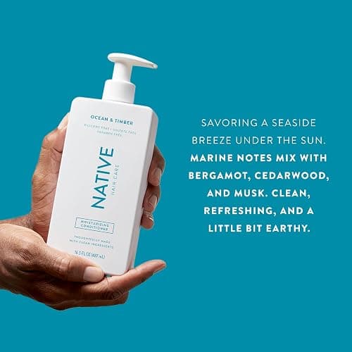 Native Ocean & Timber Shampoo and Conditioner Contain Naturally Derived Ingredients | All Hair Types, Color & Treated, Fine to Dry Damaged, Sulfate & Dye Free - 2-Pack thumbnail 9