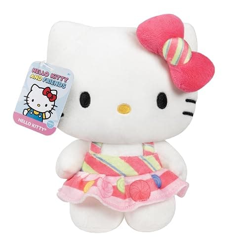 Jazwares Hello Kitty and Friends - 8-Inch Hello Kitty Candy Wonderland Plush - Officially Licensed Sanrio Product from Ages 6+ thumbnail 4
