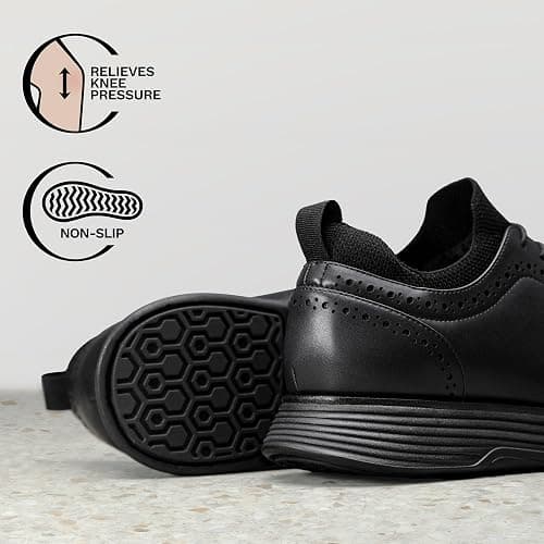 Bruno Marc Men's MaxFlex Dress Sneakers Oxfords Casual Wingtip Brogue Shoes thumbnail 3