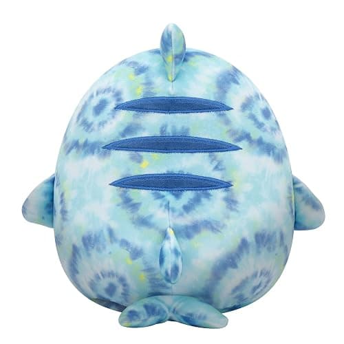 Squishmallows Original 8-Inch Luther Blue Tie-Dye Tiger Shark - Official Jazwares Plush - Blue Tie-dye Tiger Shark thumbnail 5