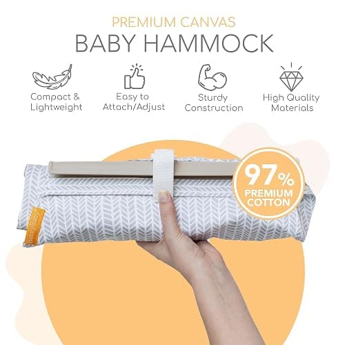 Binxy Baby Shopping Cart Hammock – Infant Seat for Grocery Carts – Holds Car Seats Securely – Compatible with Select 4-Seater Wagons (20–24” Wide) – Supports Up to 50 lbs – Little Arrow thumbnail 4