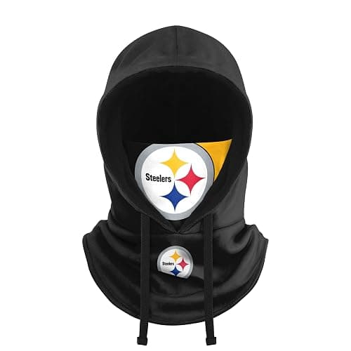 NFL Team Logo Team Color Drawstring Winter Cap Hooded Gaiter Balaclava Face Cover - Image 1