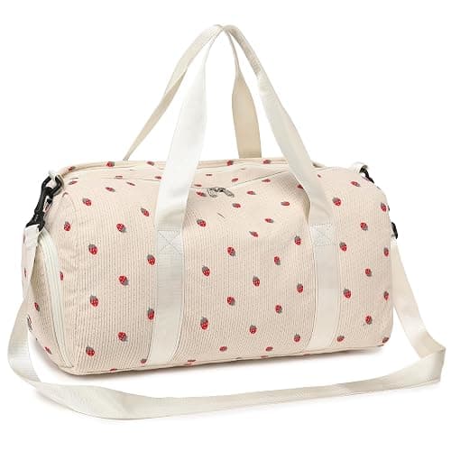 BLUBOON Duffle Bag Girls Kids Cute Gym Bag with Shoes Compartment & Wet Separation Waterproof Sports Overnight Travel Bag thumbnail 10
