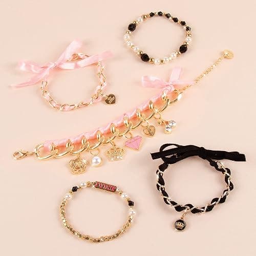 Make It Real Juicy Couture Mini Chains and Charms - Teenagers Friendship Jewellery Making Bracelet Kit - Gifts for Girls thumbnail 8