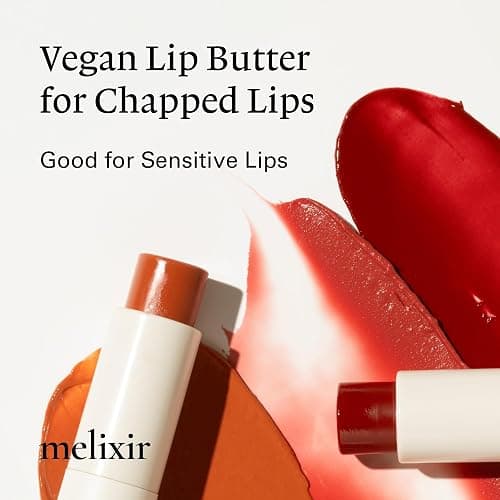 Melixir Vegan Lip Butter #01 Agave(Clear) (+11 more colors), Bee Free, Petrolatum Free, Deep Nourishing Plant-Based Vegan Lip Balm for Dry, Cracked and Chapped Lips thumbnail 2