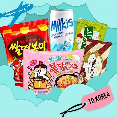 Korean Snack Box 48 Count - Variety of Individually Wrapped Korean Snacks with Chips, Cookies, Ramen and Candy for Kids, Children, College Students, and Adults. Gift Box for K-Food Lovers - Journey of Korea thumbnail 6