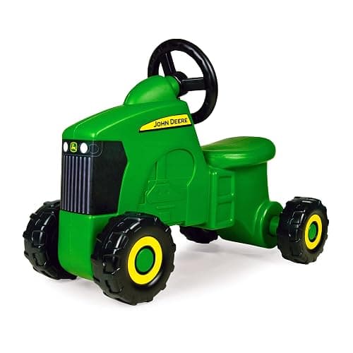 John Deere Ride On Toys Sit 'N Scoot Activity Tractor for Kids Ages 18 Months and Up, Green - Image 1