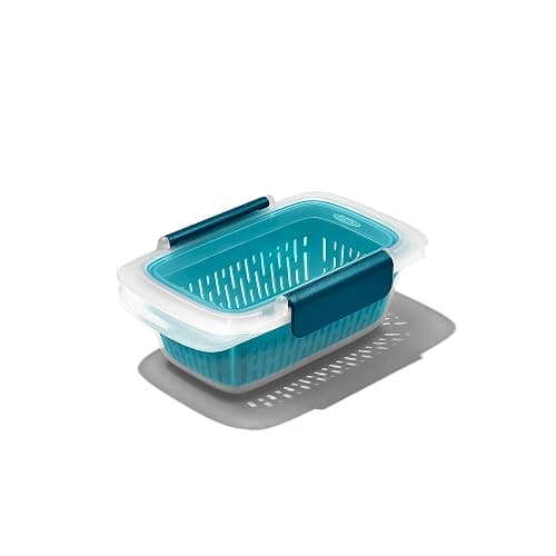 OXO Good Grips Prep & Go Container with Colander - Image 1