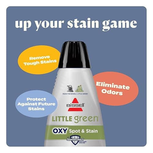 BISSELL Little Green Mini Portable Carpet and Upholstery Deep Cleaner, Car/Auto Detailer, with HydroRinse Self-Cleaning Tool and 4" Tough Stain Tool, Tea Green, 4075 thumbnail 6