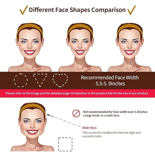 EVITA PERONI Wide Headbands for Women with Teeth Acetate Resin Hair Bands for Women's Hair No Headache Headband No Slip Hairbands-Tortoise thumbnail 3