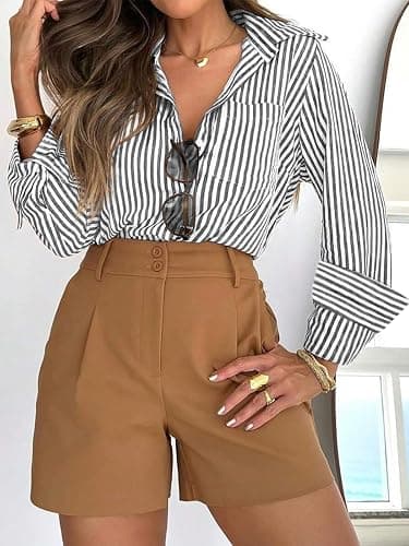 siliteelon Button Down Shirts Dress Shirts thumbnail 4
