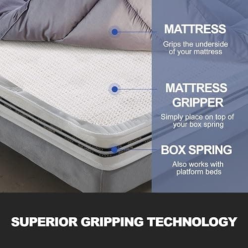 Mattress topper slide gripper thumbnail 2
