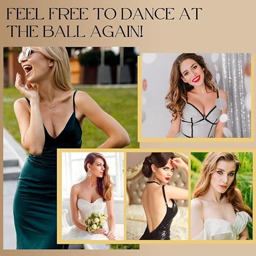 EIDOS Strapless Backless Sticky Push Up Bra - Invisible Adhesive Bra for Women with Nipple Covers 2025 thumbnail 6