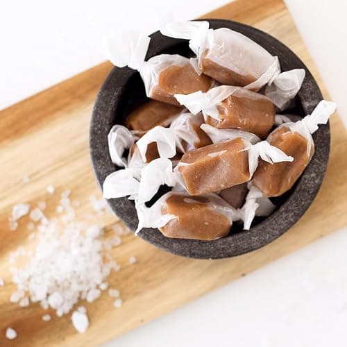 Taras Gourmet Sea Salt Caramels | All Natural Candy | Creamy & Individually Wrapped with Real Butter (20 oz) thumbnail 8