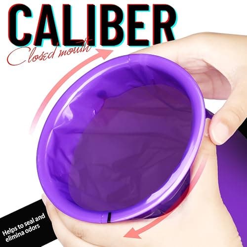 YGDZ Barf Bags, 15 Pack Vomit Bags Disposable Throw Up Emesis Bags Puke Nausea Bags for Travel Motion Sickness, Car & Aircraft, Purple thumbnail 3