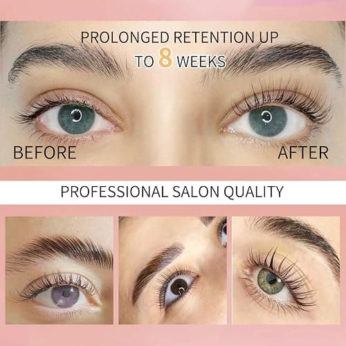 2025 Upgrade Lash Lift Kit, Keratin Eyelash Perm Kit, Eyebrow Eyelash Curling Lamination Kit Professional Lash Lift Extensions, Semi-Permanent Curling Perming Wave Suitable at Home and Salon by DONG RHYME thumbnail 2