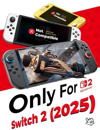MAGIC JOHN 2 Pack for Nintendo Switch 2 Screen Protector 7.9'' [2025], 30s Installation, 9H Tempered glass, HD Clear, Auto-Dust Removal, Bubble Free, Compatible with Switch Console thumbnail 6