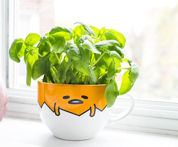 Silver Buffalo Gudetama Dangerous Situations Boxed Ceramic Soup Mug w/Spoon, 24-Ounce thumbnail 6