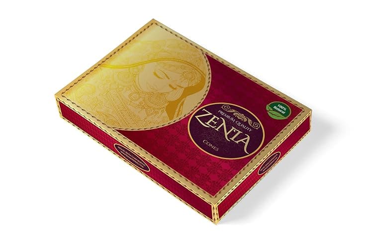 Zenia (Pack of 24) 100% Natural Henna Hair Color Paste Hair Dye Cones Dark Reddish-Brown Color 25g Each Cone thumbnail 5