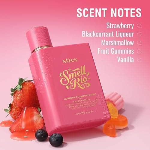 Sttes Perfume 606# (Pressable Strawberry Gummies) – Eau de Parfum 100ml (3.4 fl oz) – Strawberry, marshmallow, Fruit Gummies, Vanilla thumbnail 2