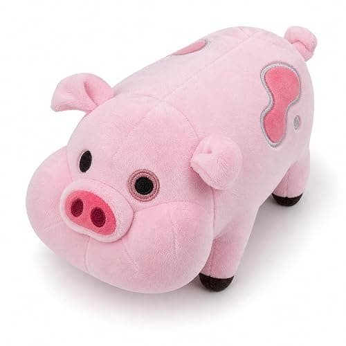 EIKOU Gravity Falls Waddles Pig Mabel Barfing Plushes Dolls Kids Toy 7" （Comes with Pendant） thumbnail 4