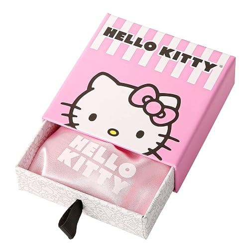 Sanrio Hello Kitty Womens Stud Earrings - Sterling Silver Hello Kitty Earrings with Silhouette Design Officially Licensed thumbnail 5