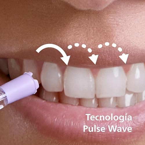 Philips Sonicare Irrigador oral Power Flosser 3000 sin cable con tecnología Quad Stream y Pulse Wave, HX3826/31, Negro, 3000, Blanco thumbnail 4