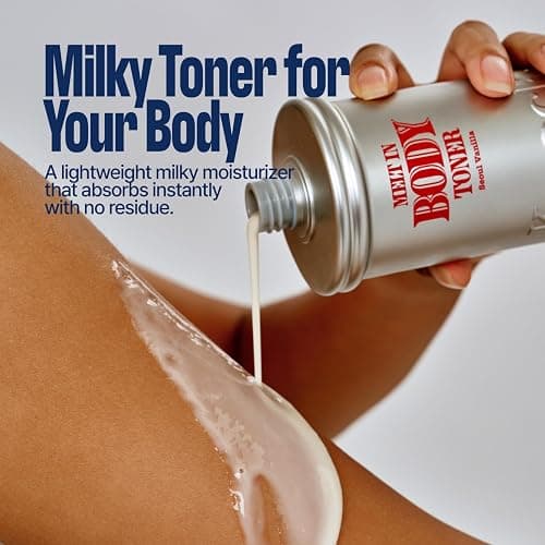 Knock Melt-in Body Toner Seoul Vanilla, Milky Body Moisturizer | A milky moisturizer, Softly scented, Hydrates & Replenishes Dry, Sensitive Skin, For Silky Glowing Skin thumbnail 2