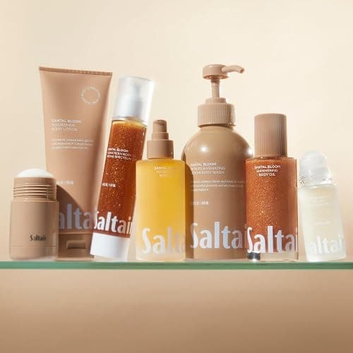 Saltair Body Wash, Santal Bloom 2-Pack. Moisturizing Body Cleanser with Monoi Oil and Cupuacu Butter. Luxury Shower Gel for Women. Vegan, Cruelty-Free Paraben Free. 2x 17oz Pump Bottles thumbnail 6
