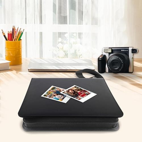 256 Pockets Photo Album for Fujifilm Instax Wide 300 Camera, for Polaroid 600 Photo Album, Albums for Polaroid Now+ Now OneStep2 OneStep+ 600 Instant Film Camera, POP Lab Instant Print Camera (Black) thumbnail 6