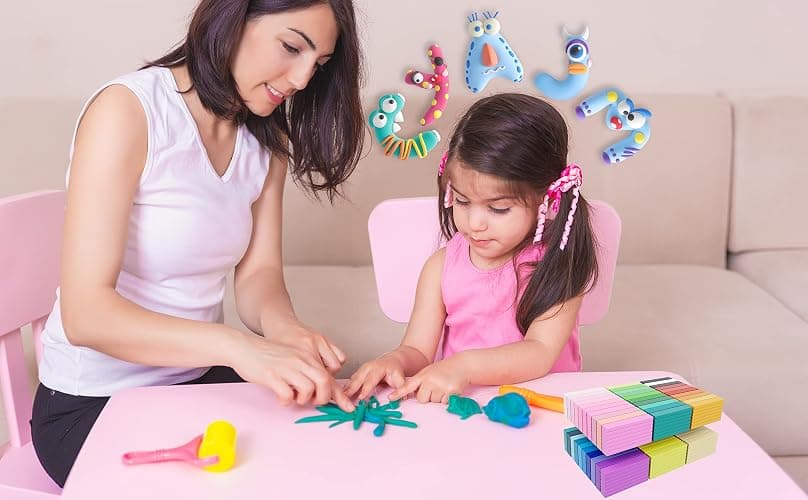 Polymer Clay 72 Colors, Modeling Clay for Kid Sets - Includes Sculpting Tools and Accessories with Storage Case - Ideal Holiday Gift for Children, Adults and Beginners thumbnail 7