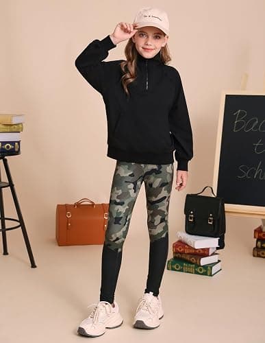 GRACE KARIN Girls Fall Outfit Teen 2 Piece Sweatshirt Sweatpant Back To School Tracksuit Fashion Cute Clothes Size 6-12 thumbnail 5