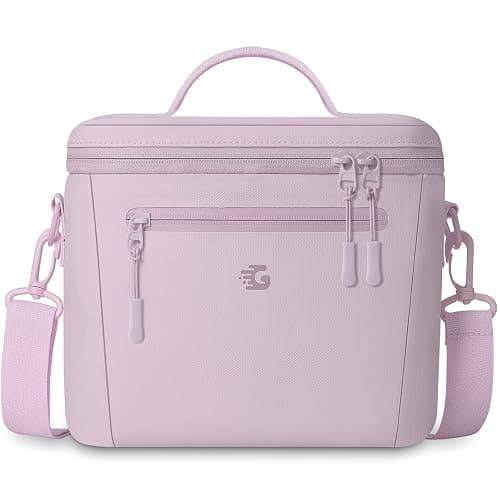 GLORIEROO Insulated Lunch Box Bag Women Girls - Waterproof Leakproof Lightweight Reusable Cooler for School Work Picnic - Back to School - Standard - Purple - Image 1