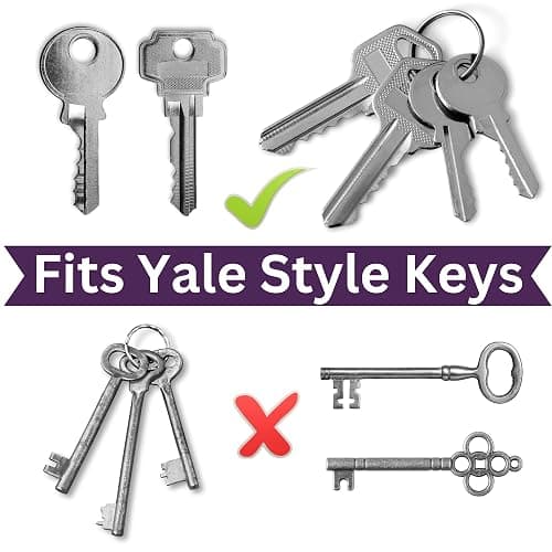 Keywing Key Turner Aids 4-Pack - Ergonomic Key Holder for Arthritis, Elderly, and Weak Hands | Easy Grip | Mobility Aids for Yale-Style Keys thumbnail 5