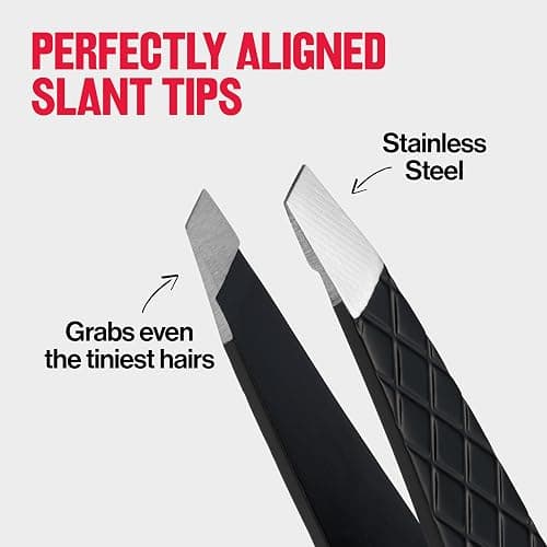 Revlon Expert Slant Tweezer, High Precision For Easy Hair Removal, Made With Stainless Steel, Stocking Stuffer for Women & Men, 1 count thumbnail 5