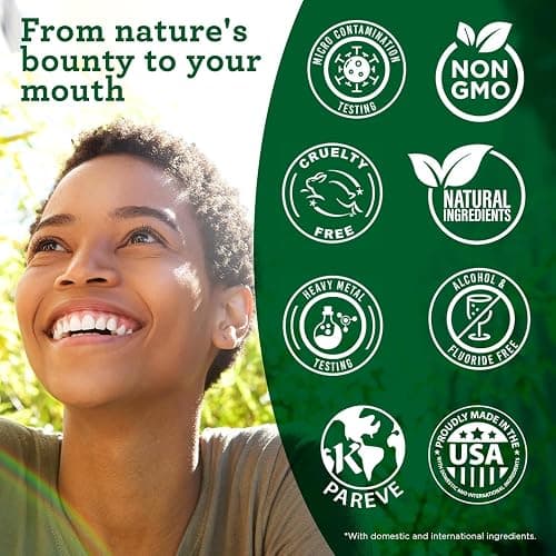 GuruNanda Starter Pulling Oil Mouthwash for Natural Teeth Whitening, Coconut and Peppermint Oil for Fresh Breath & Happy Gums, Alcohol-Free, 8 Oz thumbnail 6