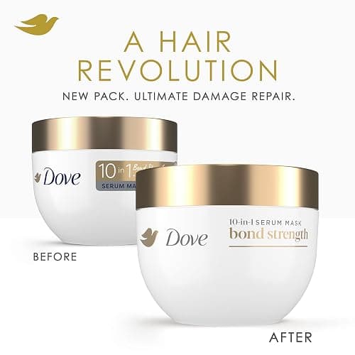 Dove Hair Bond Strength 10in1 Serum Mask for Chemically Damaged Hair with Bio-Protein Care Technology plus Peptide Complex 9.2 fl oz. thumbnail 4