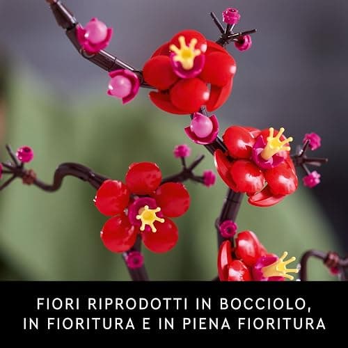 LEGO Botanicals Albicocco Giapponese - Fiore Finto Artificiale da Costruire per Adulti, Decorazione Floreale per Casa dalla Collezione Botanica, Idea Regalo per Donna o Uomo - 10369 thumbnail 6