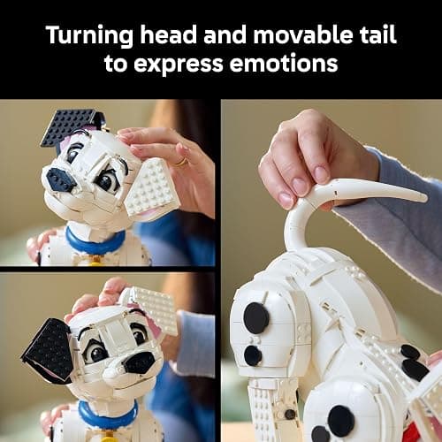 LEGO Disney 101 Dalmatians Puppy Building Set for Adults - Collectible DIY Kit for Movie Fans 18+ - Build Patch, Penny, Rolly or a Custom Pup - Gift Idea for Dog Lovers and Craft Enthusiasts - 43269 thumbnail 5