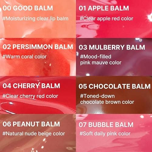 AOU GLOWY TINT BALM Tinted Lip Balm with Natural Gloss Instant Hydration for Chapped Lips 0.12Oz (07 Bubble Balm) thumbnail 7