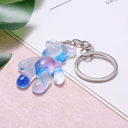 Aesnefe Pocket Worry Bear Hug, Anxiety Relief Keepsake, Mental Health Encouragement Gift, Emotional Support Token, Stress Comfort Gift for Teens & Adults, Light Blue thumbnail 4
