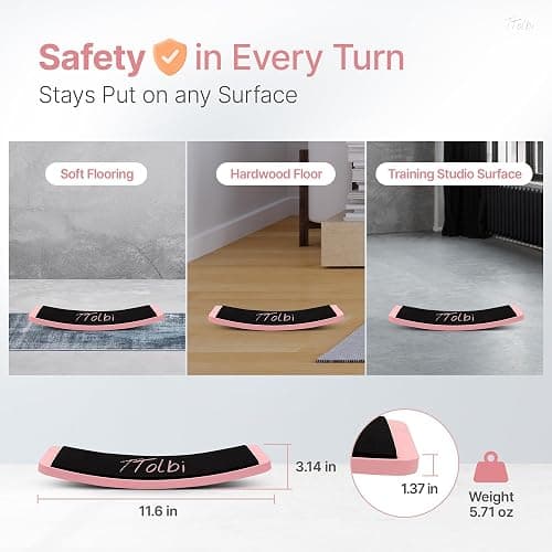 Premium Turn Board for Dancers & Skaters – Improve Turning, Balance & Spins Technique | Ballet, Ice Skating & Dance Training Equipment thumbnail 5
