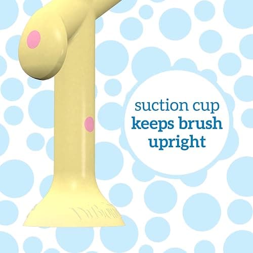 Dr. Brown's Baby and Toddler Toothbrush, Flamingo 1-Pack, 1-4 Years thumbnail 6