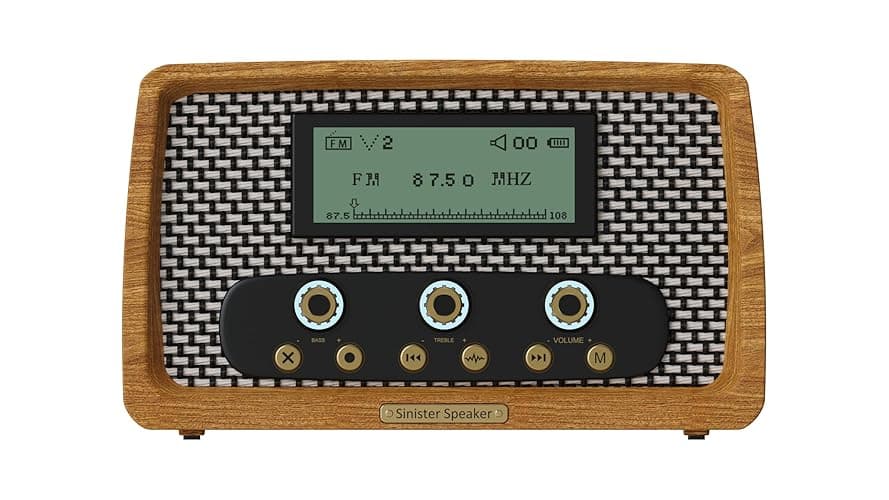 Sinister Speaker Spirit Box – Dual EVP Recorder & Bluetooth Ghost Box | Paranormal Activity Detector with AM/FM/SW Sweep | Vintage-Inspired Design thumbnail 5