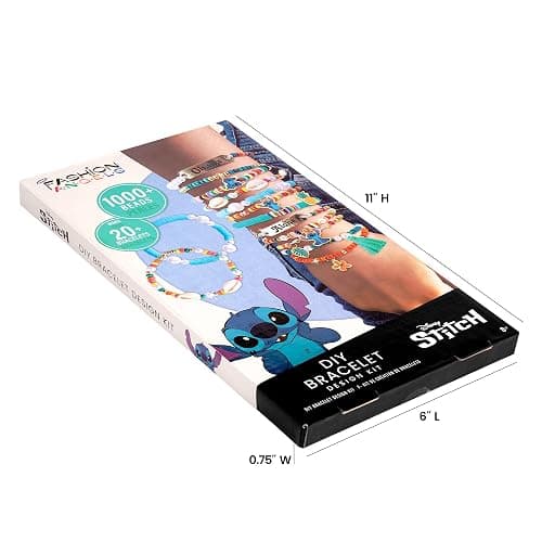 Fashion Angels Disney Stitch DIY Bracelet Making Kit, Includes 1,000+ Shell Beads, Tassels, & More, Lilo & Stitch Collectable Jewelry for Kids, Teen Girls & Boys thumbnail 7