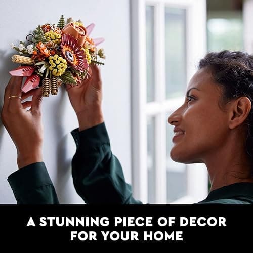 LEGO Icons Dried Flower Centerpiece Building Sets for Adults, Ages 18+ Years - Fall & Thanksgiving Decorations for Dinner Table or Mantel - 10314 thumbnail 4