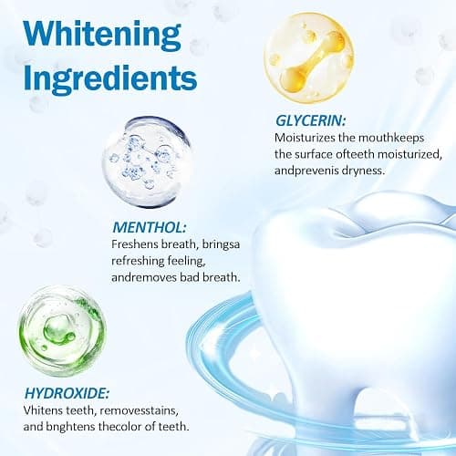 KTSAY Teeth Whitening Pen - Professionally Stain Removal Teeth Whitening Gel Formula, No Sensitivity Effective Teeth Whitener, Mint (0.11 Fl Oz (Pack of 4)) thumbnail 6