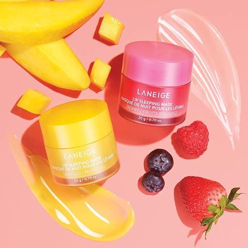 LANEIGE Lip Sleeping Mask Mango: Nourish, Hydrate, Vitamin C, Murumuru & Shea Butter, Antioxidants, Flaky, Dry Lips thumbnail 5