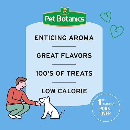 Pet Botanics 10 oz. Pouch Training Reward Mini Soft & Chewy, Chicken Flavor, with 500 Treats Per Bag, The Choice of Top Trainers thumbnail 4